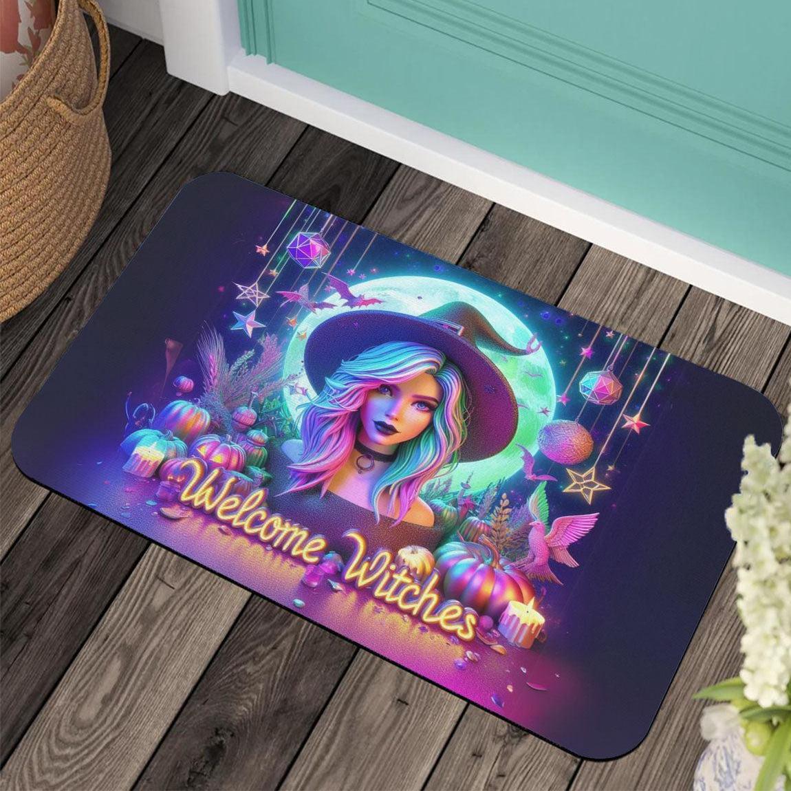 Welcome Witches Doormat - Halloween Witchy Doormat for Spooky Season-MoonChildWorld