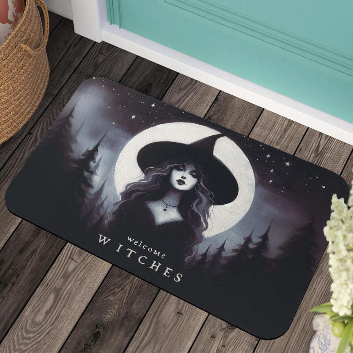 Welcome Witches Doormat - Halloween Witchy Doormat for Spooky Season-MoonChildWorld