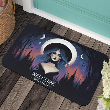 Welcome Witches Doormat - Halloween Witchy Doormat for Spooky Season-MoonChildWorld
