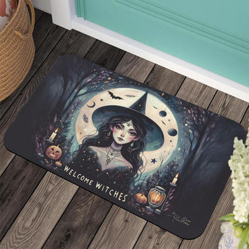 Welcome Witches Doormat - Halloween Witchy Doormat for Spooky Season-MoonChildWorld