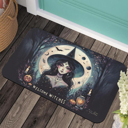 Welcome Witches Doormat - Halloween Witchy Doormat for Spooky Season-MoonChildWorld