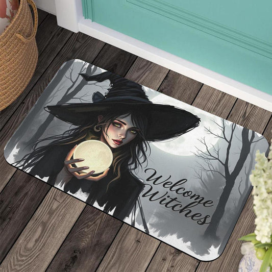 Welcome Witches Doormat - Halloween Witchy Doormat for Spooky Season-MoonChildWorld