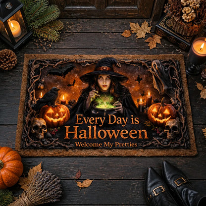 Welcome Witches Doormat – Spooky Witchy Halloween Welcome Mat for Gothic Entryway_mockup_3.webp