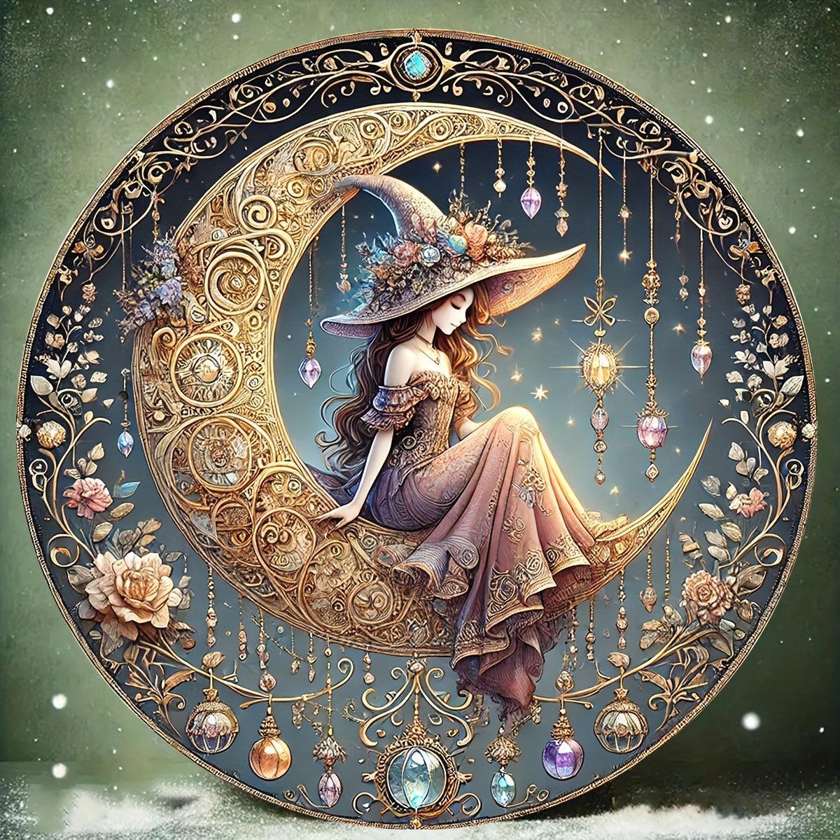 Wiccan & Pagan Metal Sign Witchy Welcome Decor for Yule & Halloween-MoonChildWorld