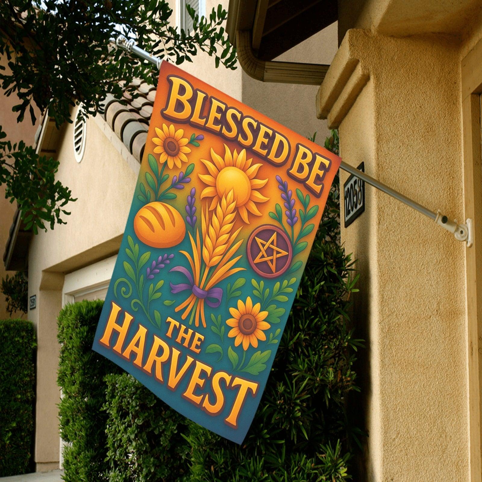 Wiccan Sabbat Garden Flag and House Flag for Pagan Lammas Harvest Festival Decor-MoonChildWorld