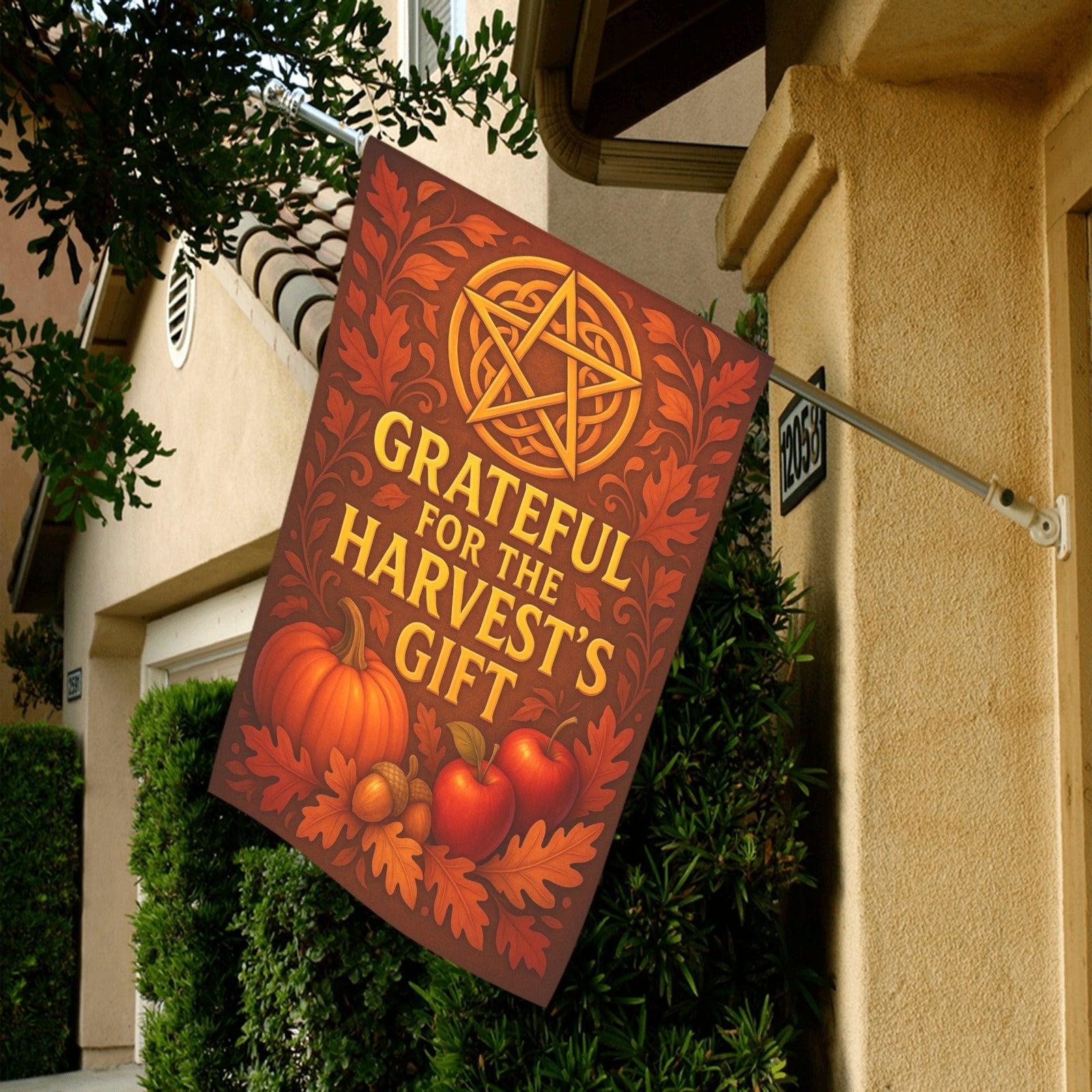 Wiccan Sabbat Garden Flag and House Flag for Pagan Lammas Harvest Festival Decor-MoonChildWorld