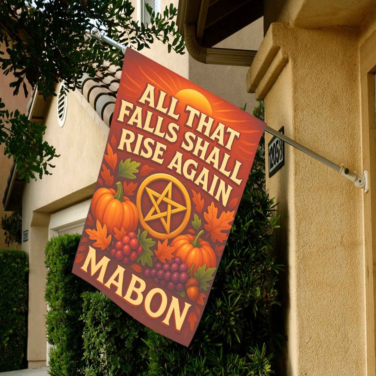Wiccan Sabbat Garden Flag and House Flag for Pagan Mabon Home Decor-MoonChildWorld
