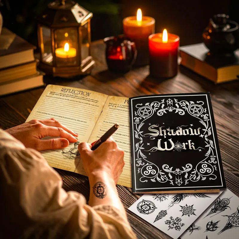 Wiccan Shadow Work Journal and Guide for Beginners - Spiritual Spellbook Healing Witch Notebook Planner for Divination-MoonChildWorld
