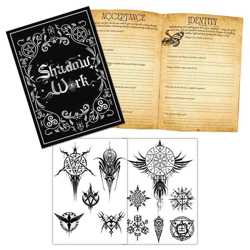 Wiccan Shadow Work Journal and Guide for Beginners - Spiritual Spellbook Healing Witch Notebook Planner for Divination-MoonChildWorld