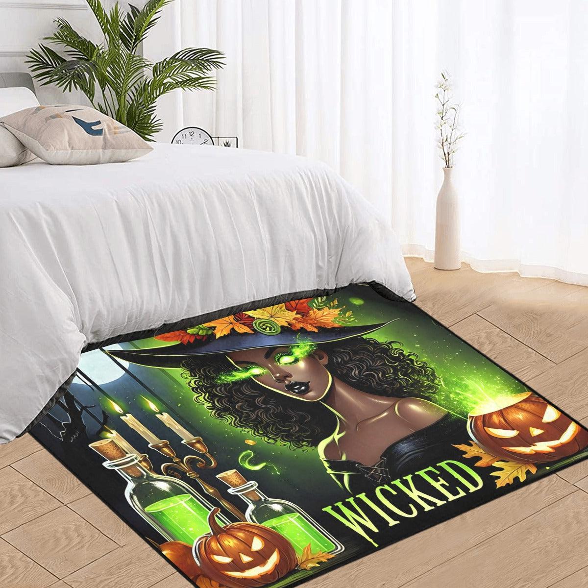 Wicked Witch Carpet Gothic Witch Area Rug for Halloween-MoonChildWorld