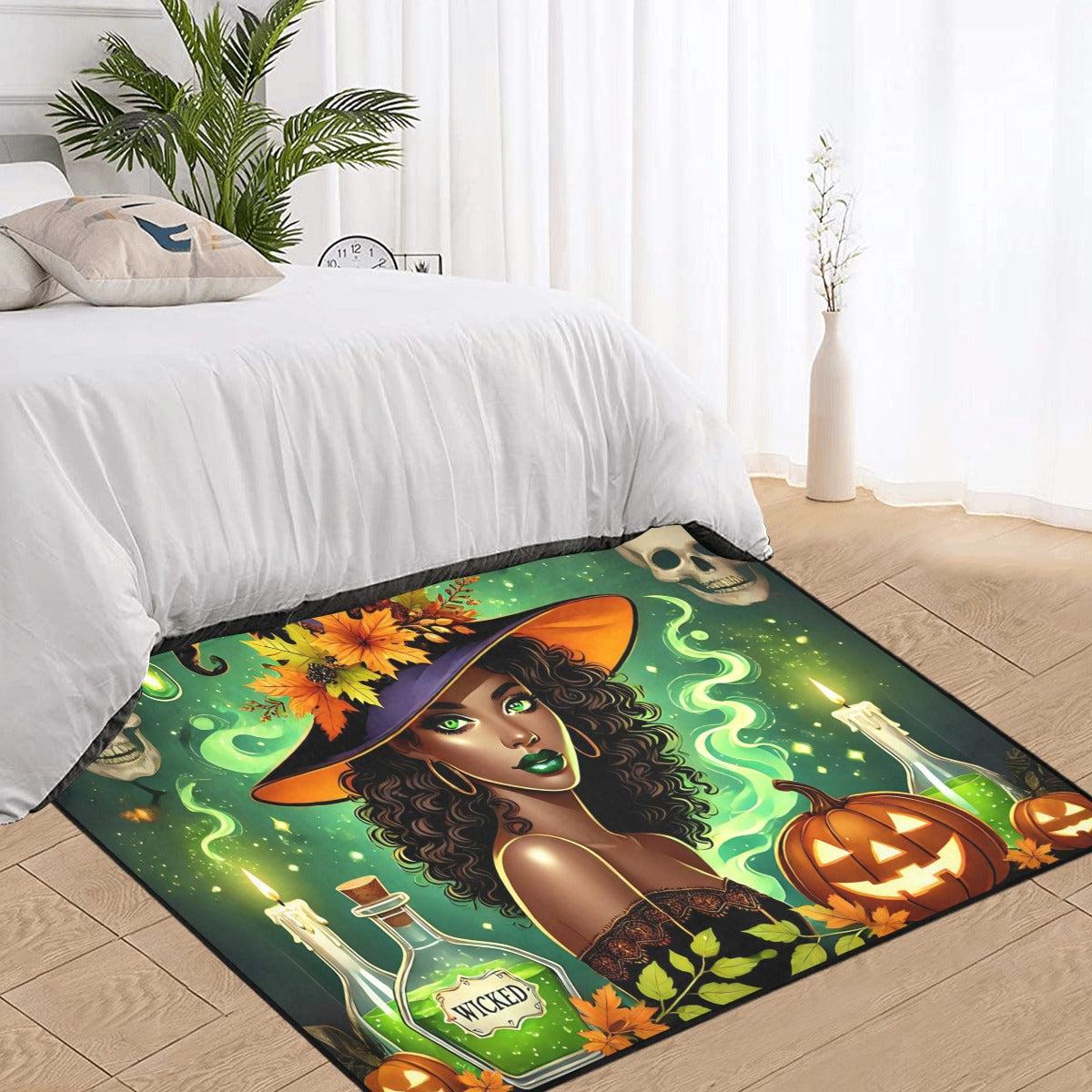 Wicked Witch Carpet Gothic Witch Area Rug for Halloween Decor-MoonChildWorld