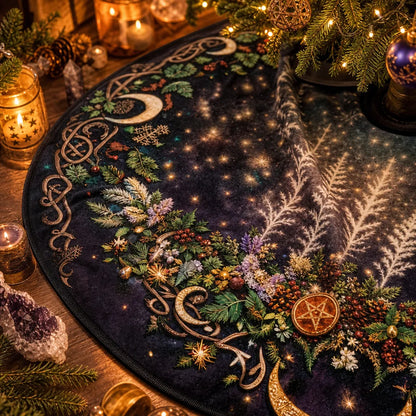 Winter Solstice Witch Yule Tree Skirt – Pagan Gothic Decor_mockup_4.webp