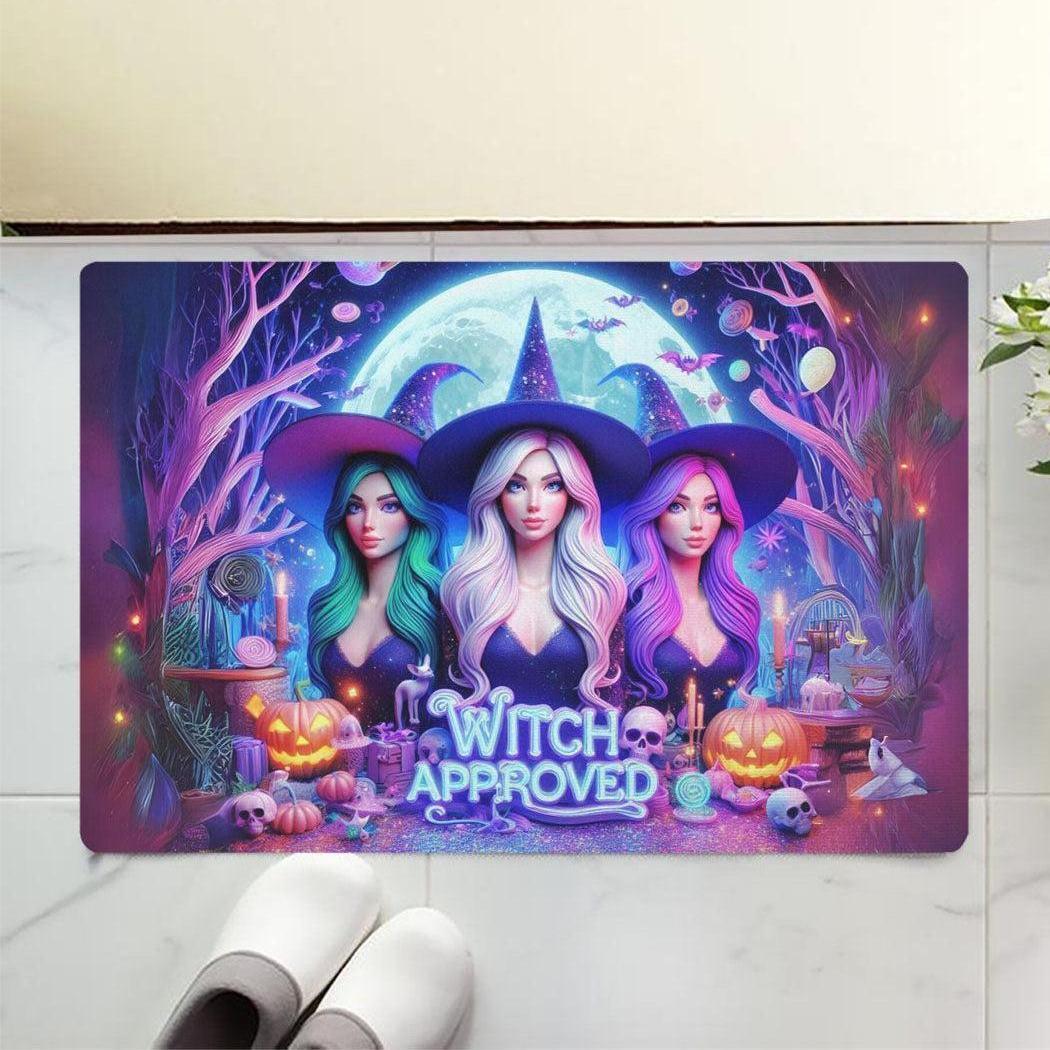 Witch Approved Halloween Doormat for Spooky Season-MoonChildWorld
