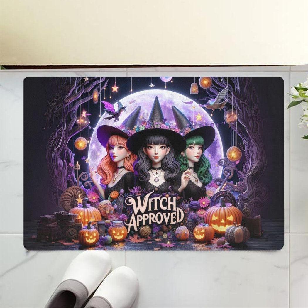 Witch Approved Halloween Doormat for Spooky Season-MoonChildWorld