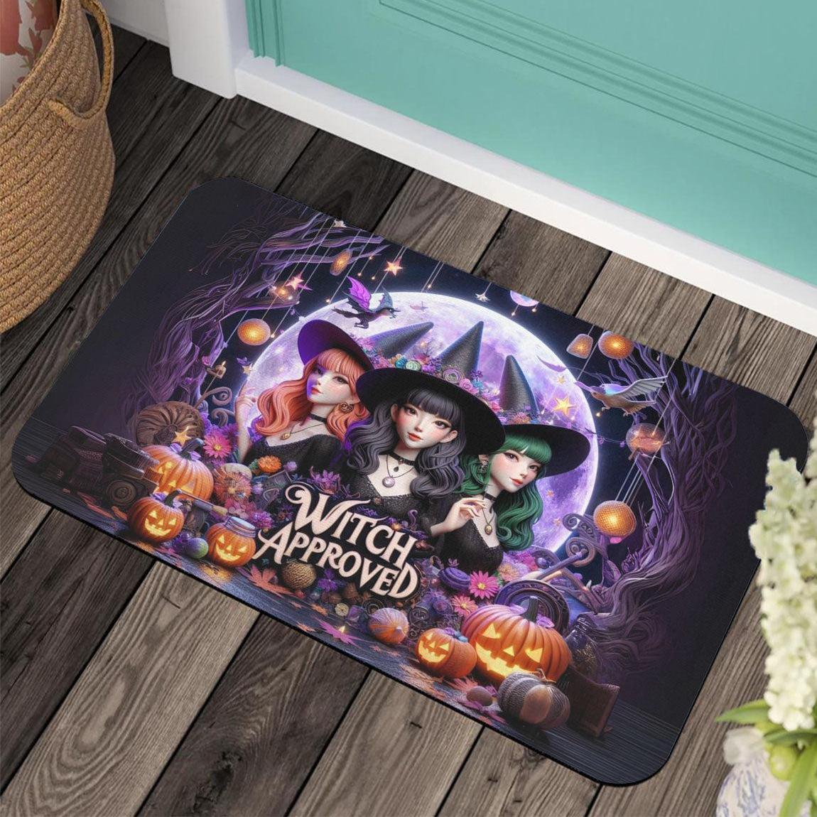Witch Approved Halloween Doormat for Spooky Season-MoonChildWorld