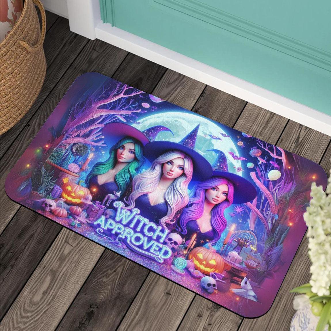Witch Approved Halloween Doormat for Spooky Season-MoonChildWorld