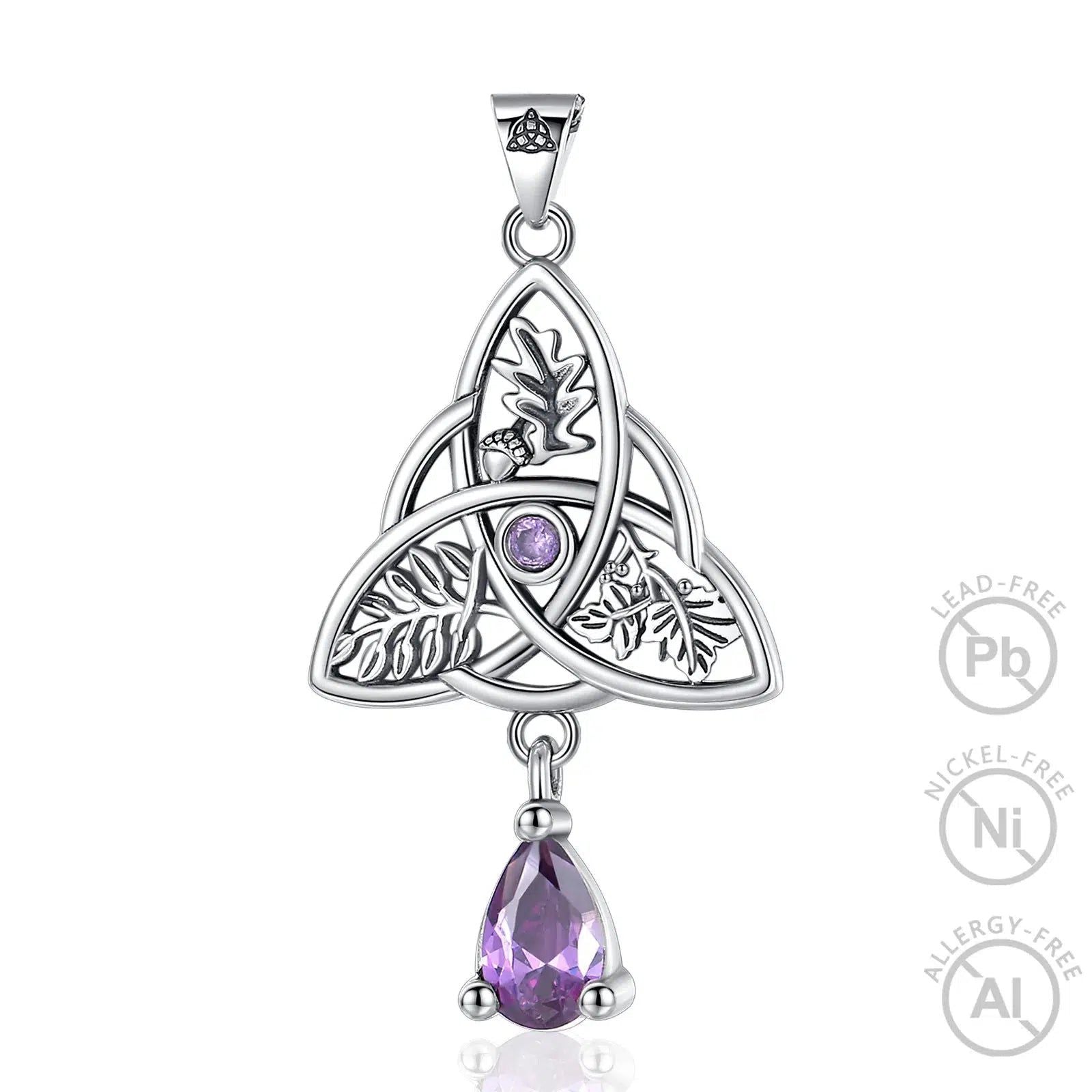 Witch Celtic Knot Necklace Triquetra Witchcraft Jewelry-MoonChildWorld