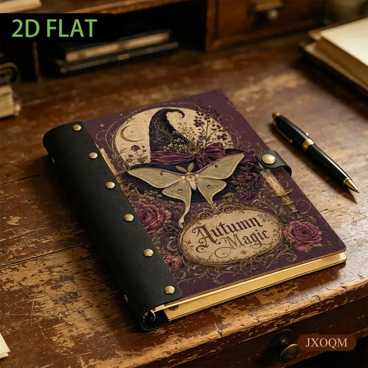 Witch Hat Luna Moth Journal - gifts for witches - MoonChildWorld