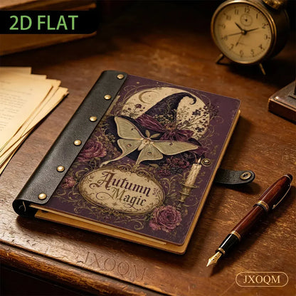 Witch Hat Luna Moth Journal - Book of Shadows - MoonChildWorld