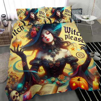 Witch Please Bedding Set Halloween Decor-MoonChildWorld
