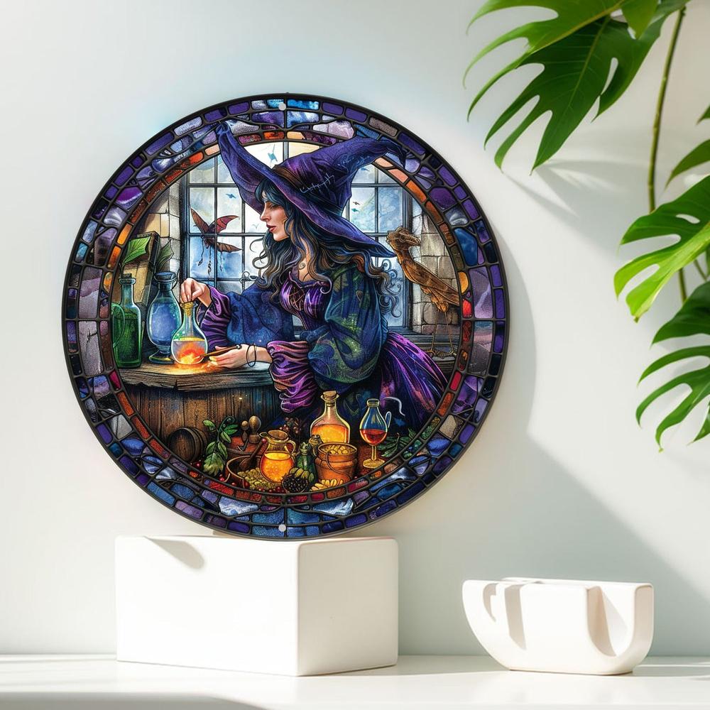 Witch Potion Metal Sign Halloween Home Decor-MoonChildWorld