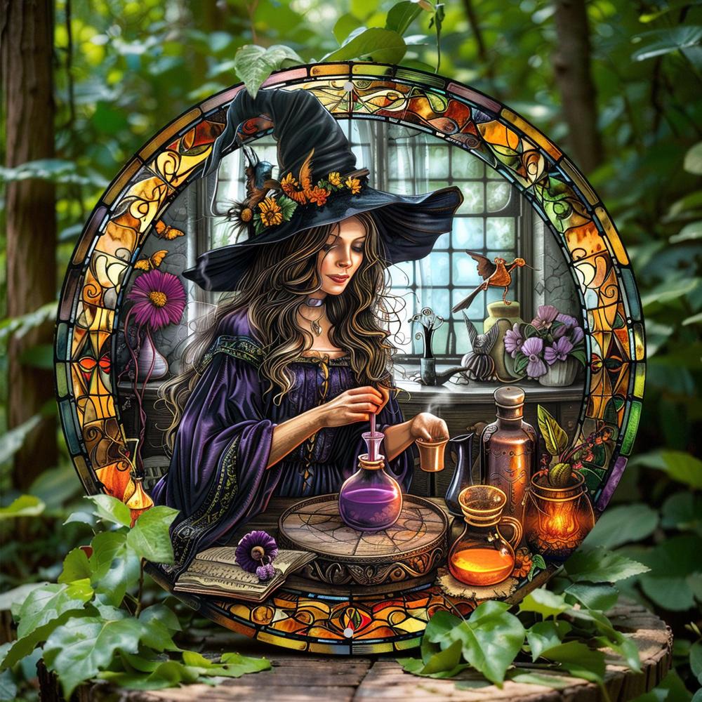 Witch Potion Metal Sign Halloween Home Decor-MoonChildWorld