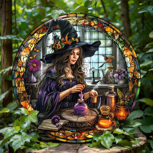 Witch Potion Metal Sign Halloween Home Decor-MoonChildWorld