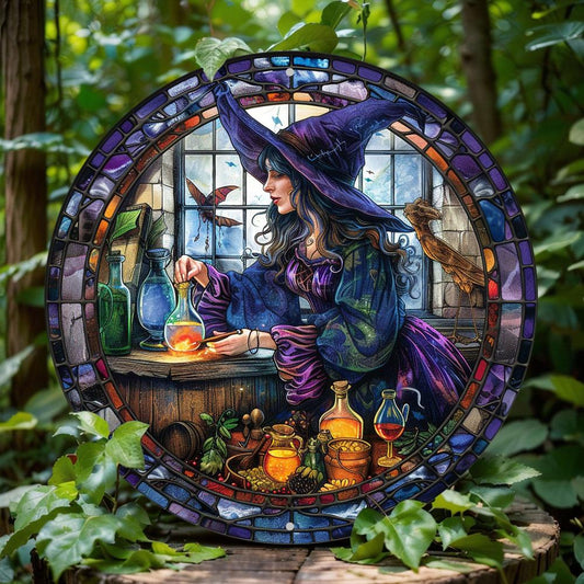 Witch Potion Metal Sign Halloween Home Decor-MoonChildWorld