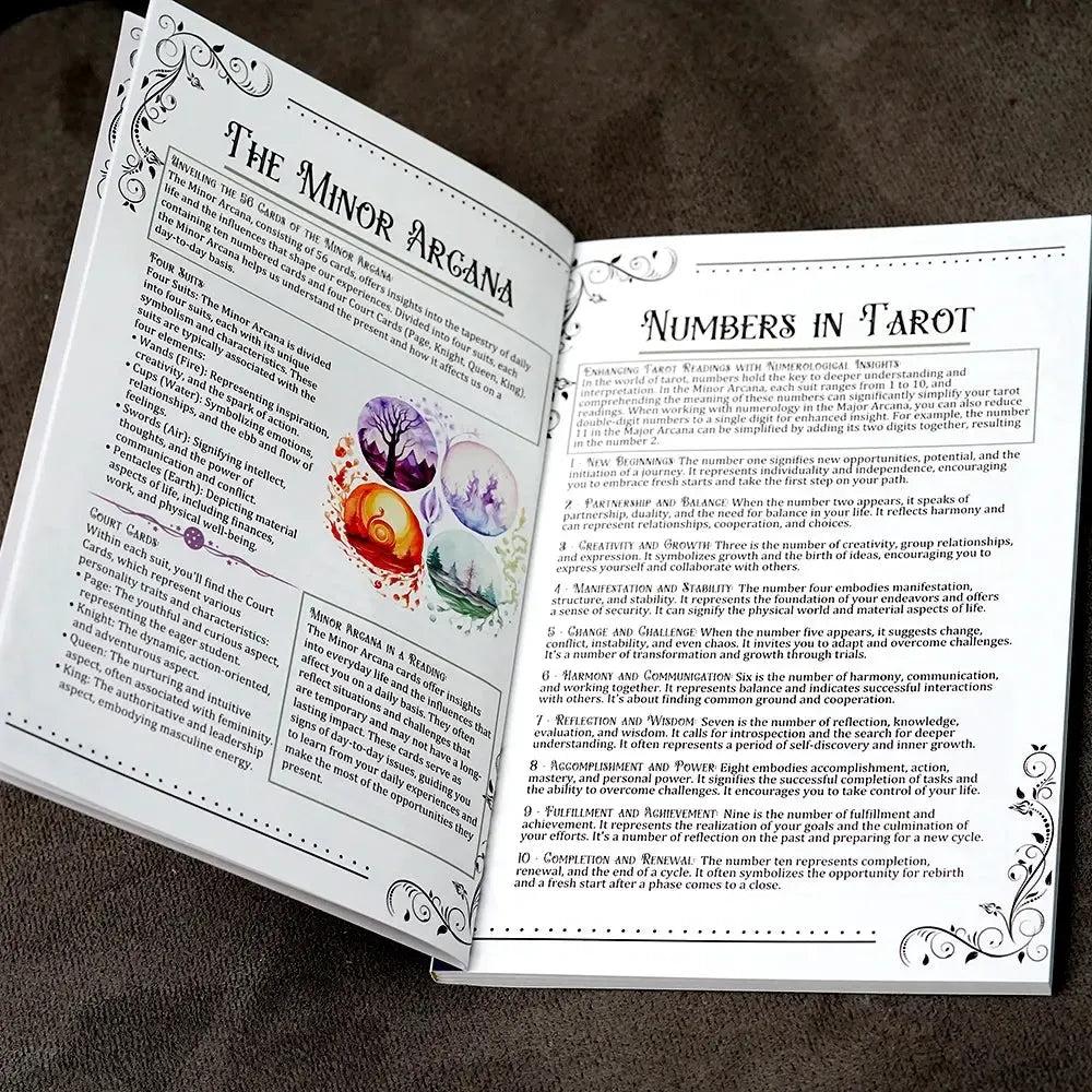 Witch Tarot Beginner's Guide 106 pages Card Meanings Reading Spreads Tarot Guidebook-MoonChildWorld