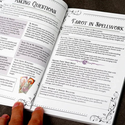 Witch Tarot Beginner's Guide 106 pages Card Meanings Reading Spreads Tarot Guidebook-MoonChildWorld