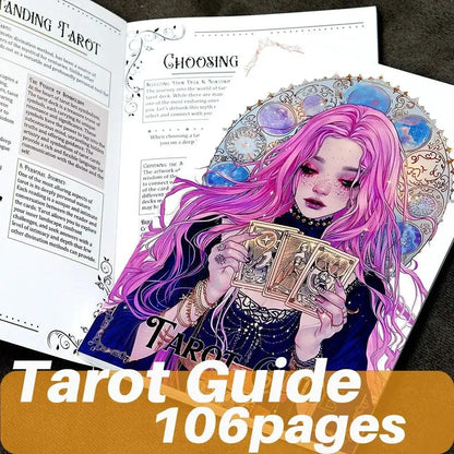 Witch Tarot Beginner's Guide 106 pages Card Meanings Reading Spreads Tarot Guidebook-MoonChildWorld
