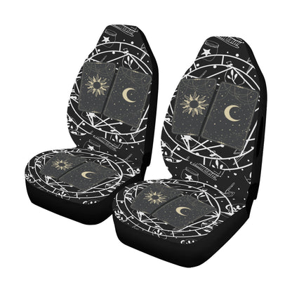 Witch Tarot Card Sun Moon Mystic Car Seat Cover-MoonChildWorld
