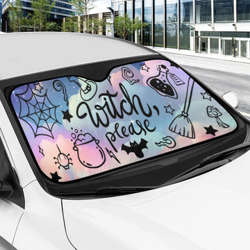Witch please Car Sun Shade-MoonChildWorld