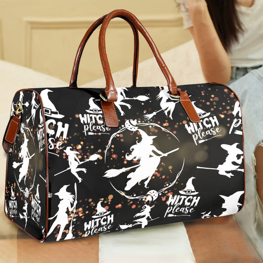 Witch please Halloween Travel Bag-MoonChildWorld