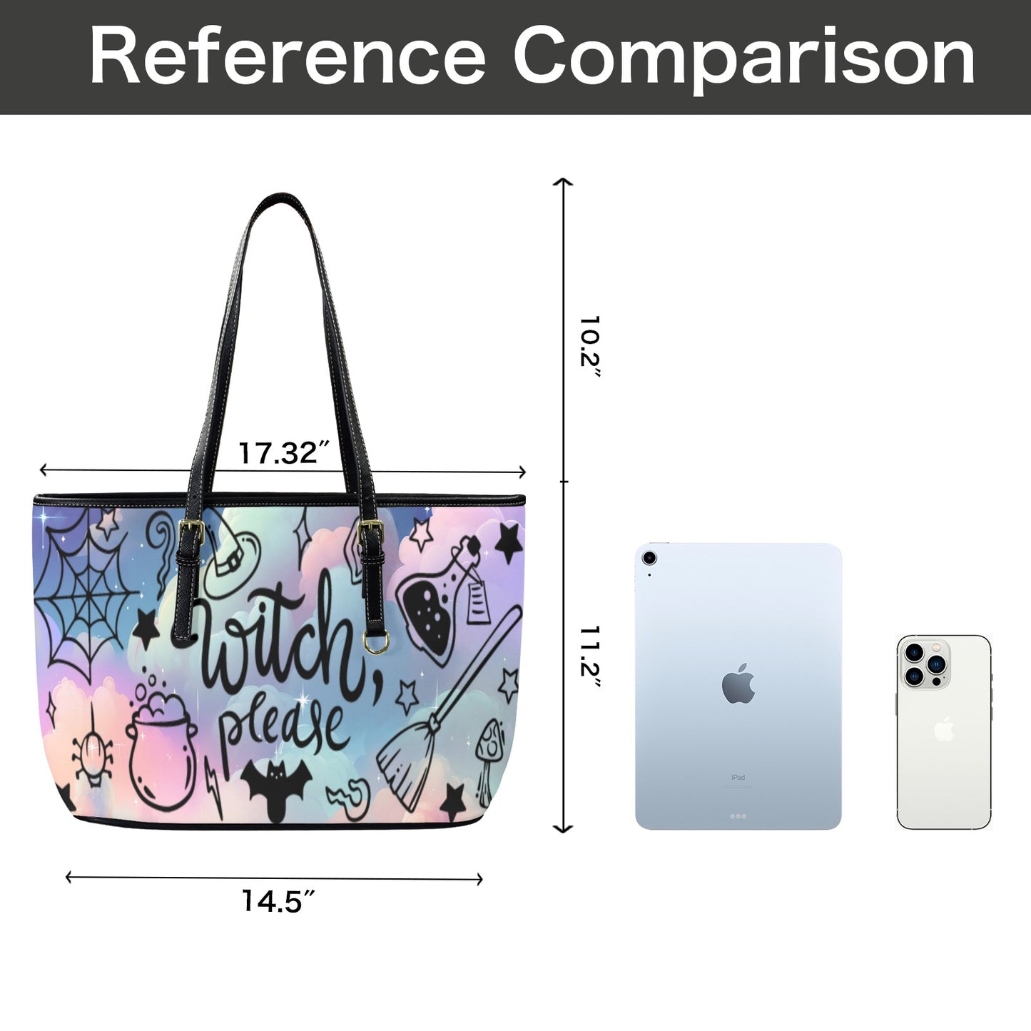 Witch please Magic Tote Bag-MoonChildWorld