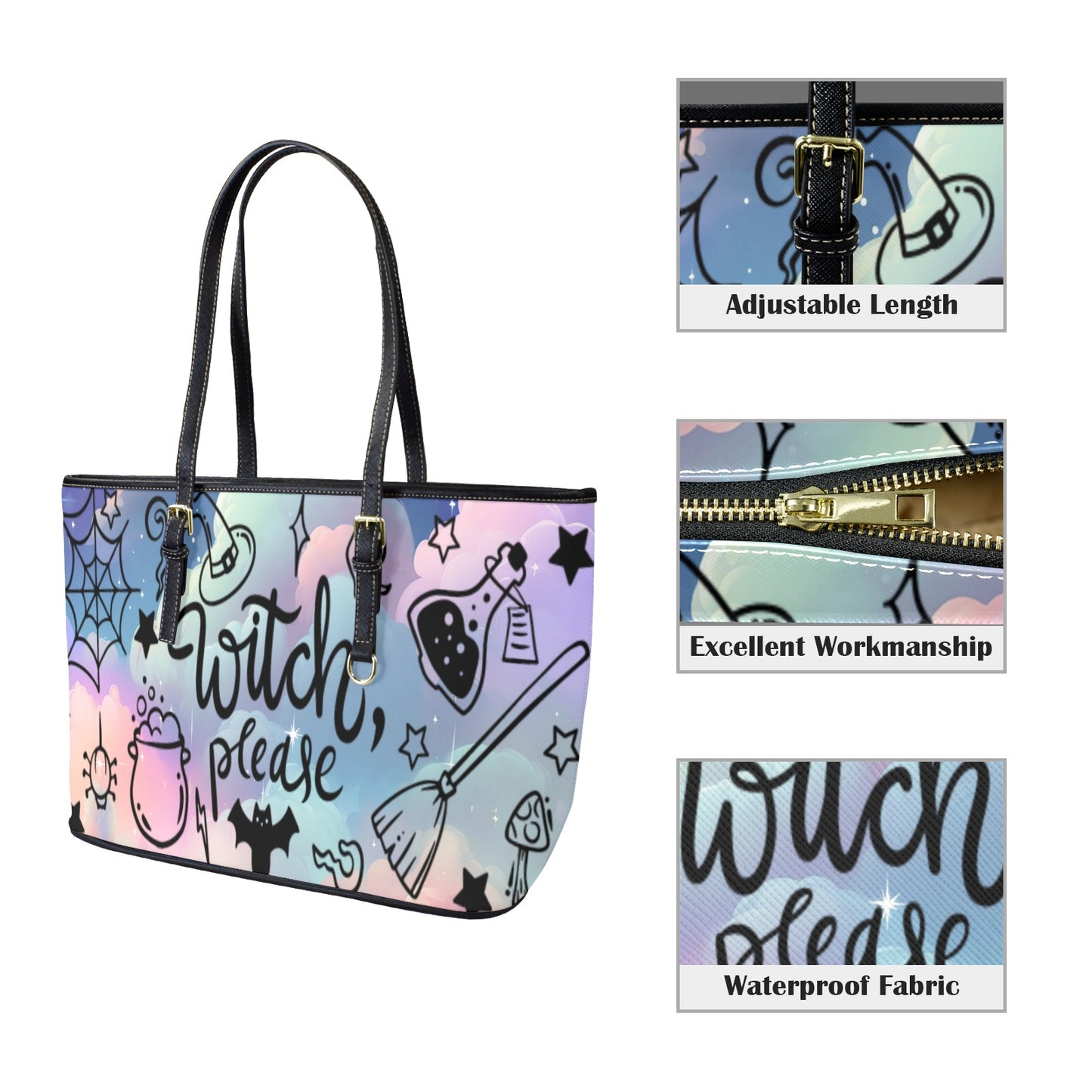 Witch please Magic Tote Bag-MoonChildWorld