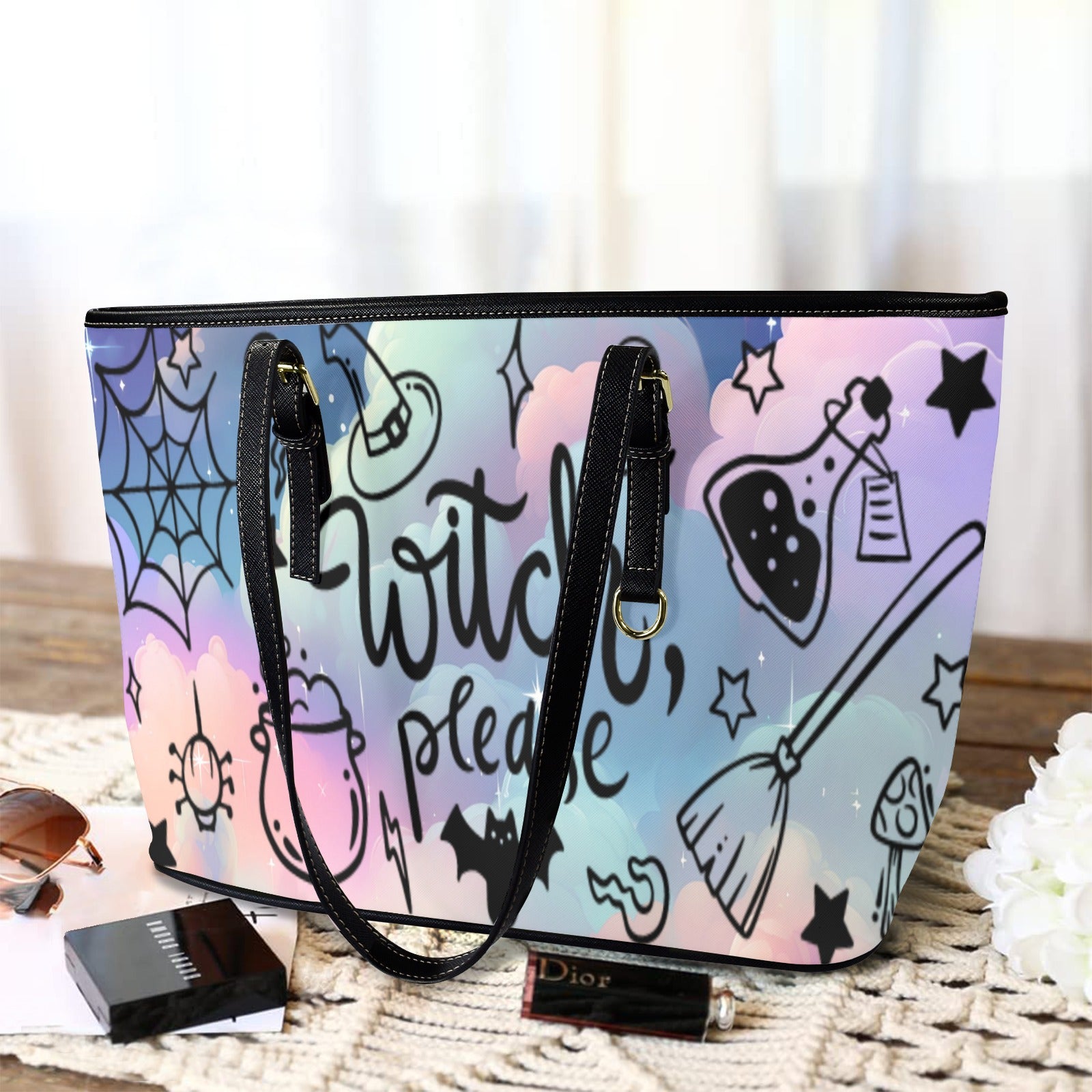 Witch please Magic Tote Bag-MoonChildWorld