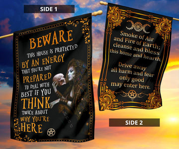 Witch spell witchcraft flag-MoonChildWorld