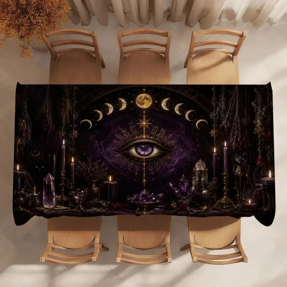 Mystic eye altar cloth – print pattern variation detail