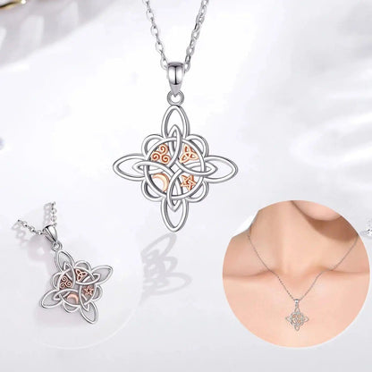 Witchcraft Celtic Knot Necklace Witch Jewelry-MoonChildWorld