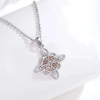 Witchcraft Celtic Knot Necklace Witch Jewelry-MoonChildWorld