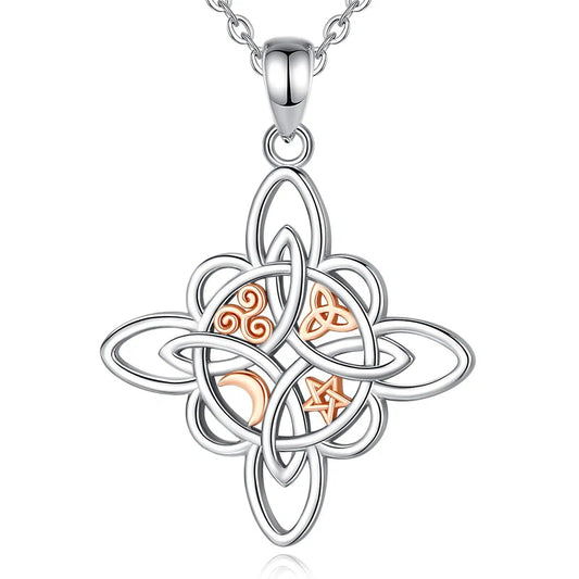 Witchcraft Celtic Knot Necklace Witch Jewelry