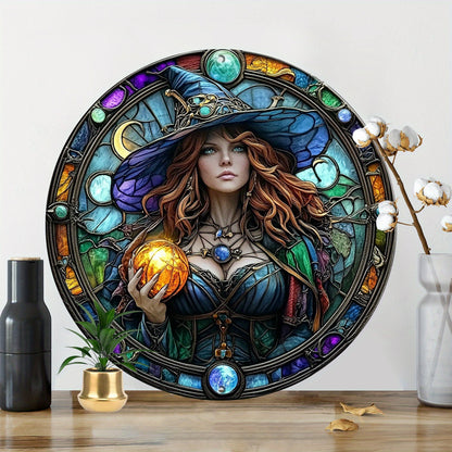 Witchcraft Spell Gothic Metal Sign for Halloween Witchy Home Decor-MoonChildWorld