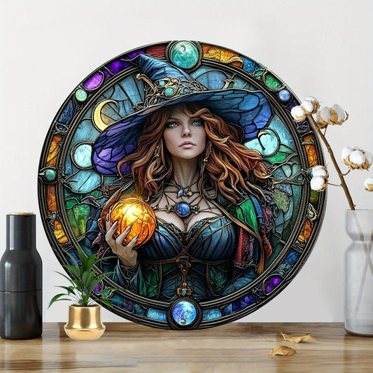 Witchcraft Spell Gothic Metal Sign for Halloween Witchy Home Decor-MoonChildWorld