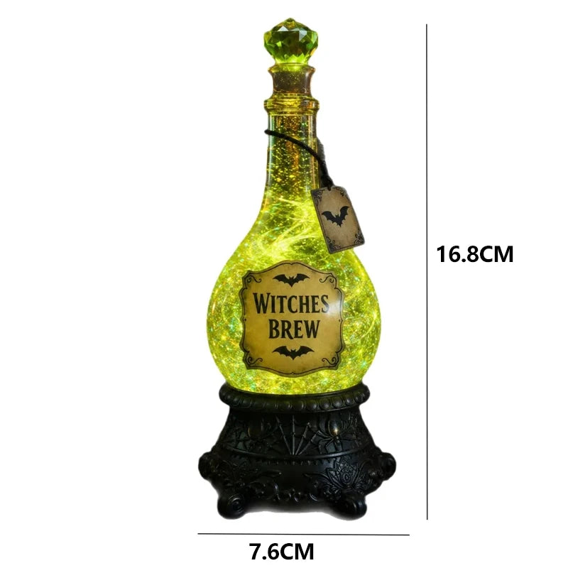 Size reference for the witches brew potion bottle glitter globe