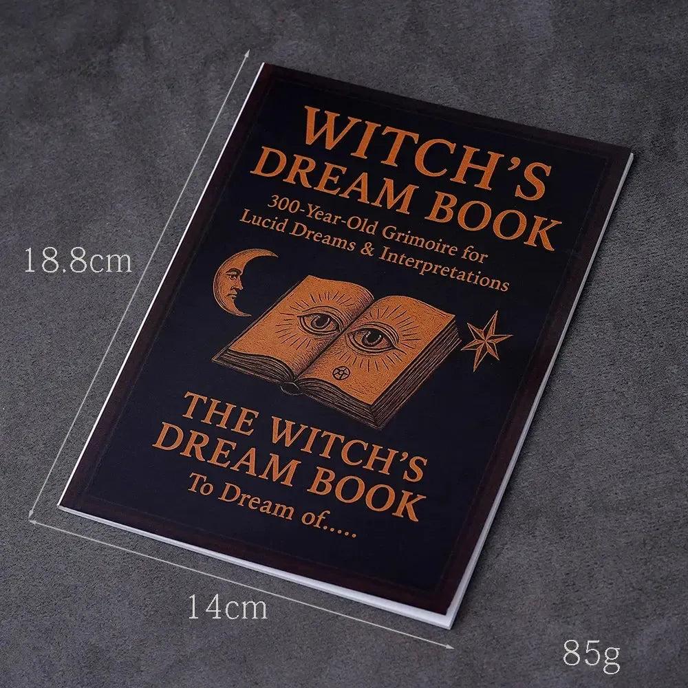 Witch's Dream Book 300-Year-Old Grimoire for Lucid Dreams Interpretations 47 Pages-MoonChildWorld