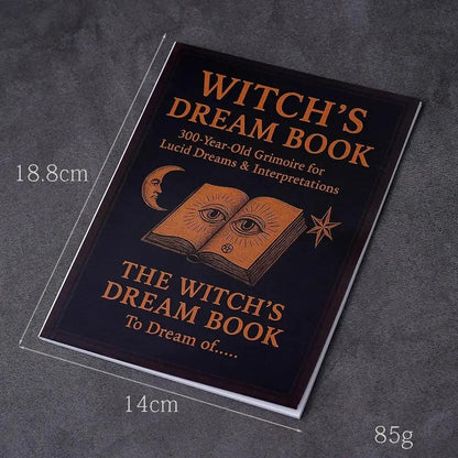 Witch's Dream Book 300-Year-Old Grimoire for Lucid Dreams Interpretations 47 Pages-MoonChildWorld