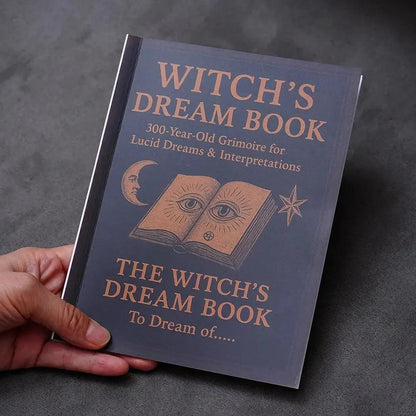 Witch's Dream Book 300-Year-Old Grimoire for Lucid Dreams Interpretations 47 Pages-MoonChildWorld