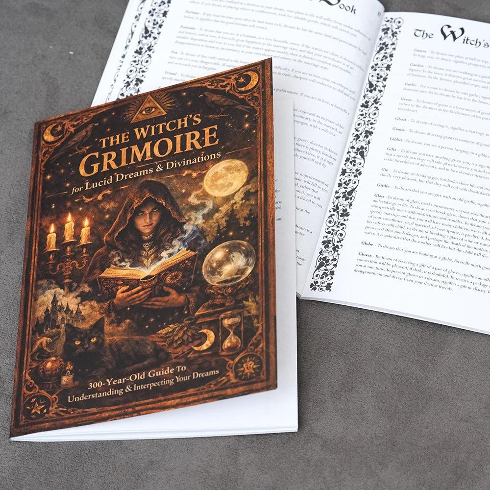 Witch's Dream Workbook Plan 300 Years Old Grimoire for Lucid Dreams Interpretations 47 Pages-MoonChildWorld