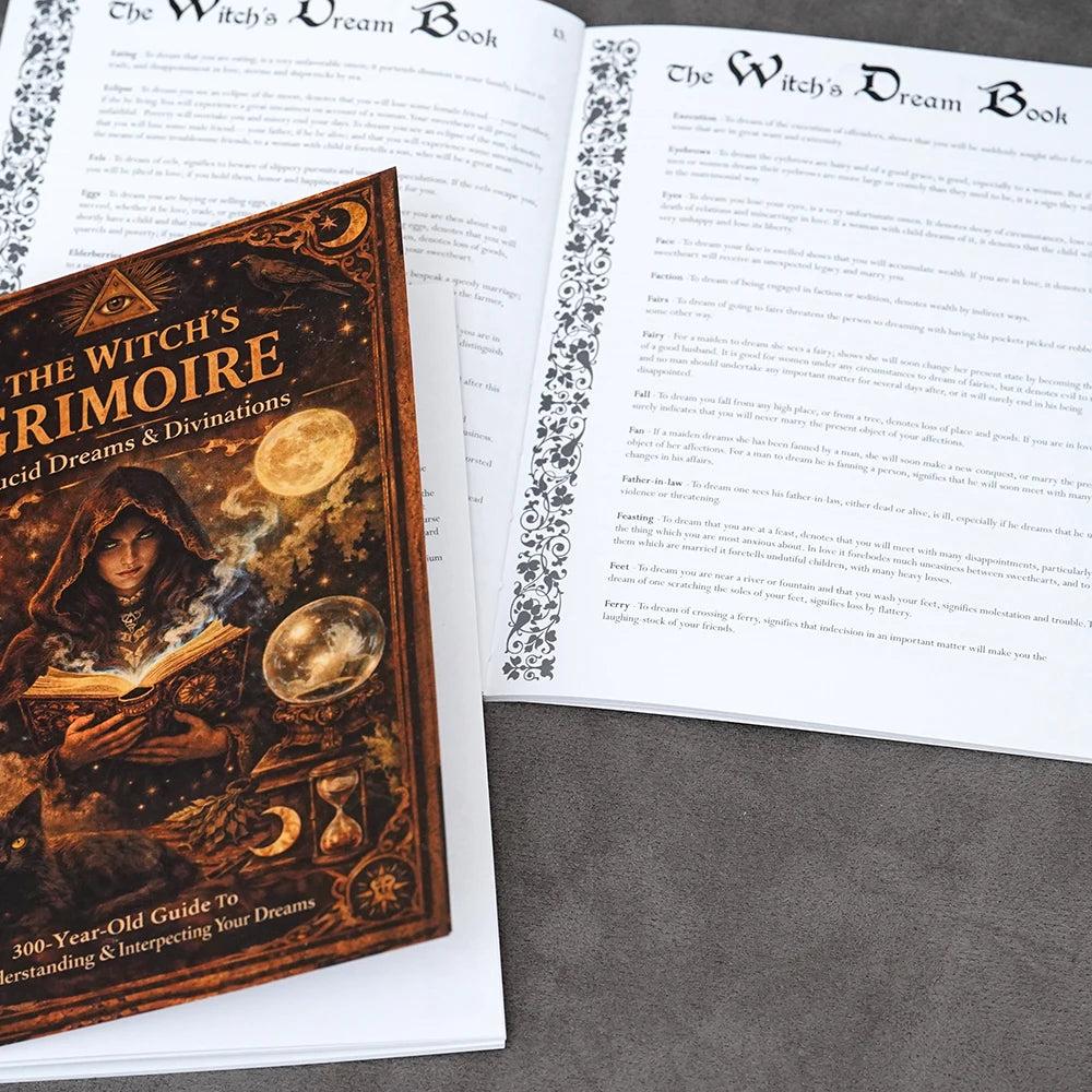 Witch's Dream Workbook Plan 300 Years Old Grimoire for Lucid Dreams Interpretations 47 Pages-MoonChildWorld